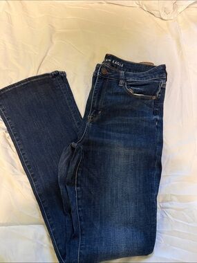 American Eagle Indigo Blue Mid-Rise Jeans